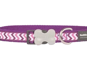 Red Dingo Reflective Ziggy kaulapanta, 12mm/20-32cm