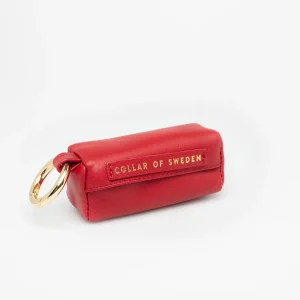 Red Poop Bag Holder