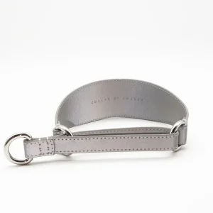 Reflective Silver Dog Martingale Wide
