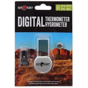 ReptiPlanet lämpömittari & kosteusmittari LCD