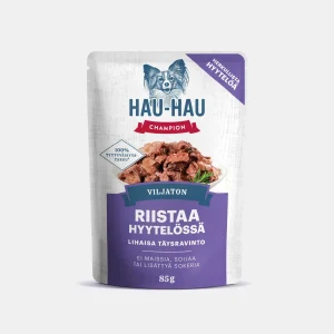 Riistaa hyytelössä viljaton koiran märkäruoka