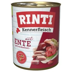 RINTI Kennerfleisch -säästöpakkaus 24 x 800 g ankka