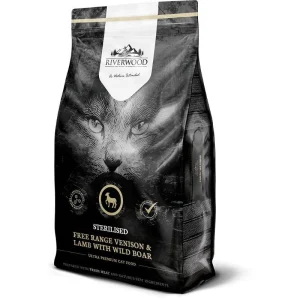 RIVERWOOD CAT INDOOR KANA, ANKKA JA LOHI, 2 KG