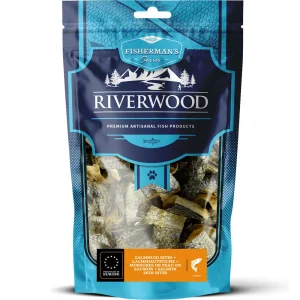 Riverwood Kuivatut lohennahkapalat koirille ja kissoille 100g