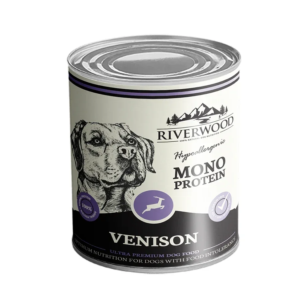 Riverwood Mono Protein Märkäruoka, Peura 400g
