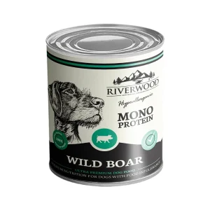 Riverwood Mono Protein Märkäruoka, Villisika 400g