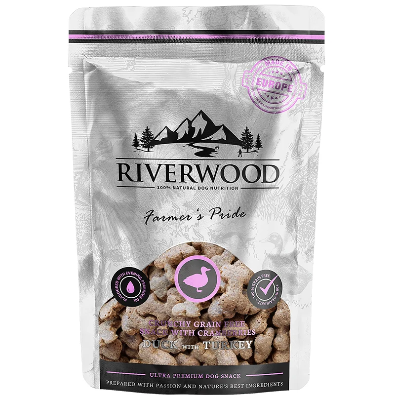 Riverwood Rapeat Viljattomat Makupalat Ankka&Kalkkuna 200g