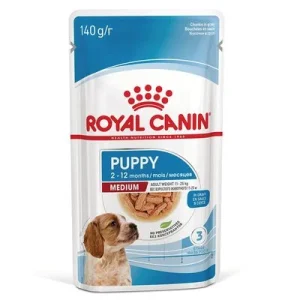 Royal Canin Medium Puppy kastikkeessa 10 x 140 g