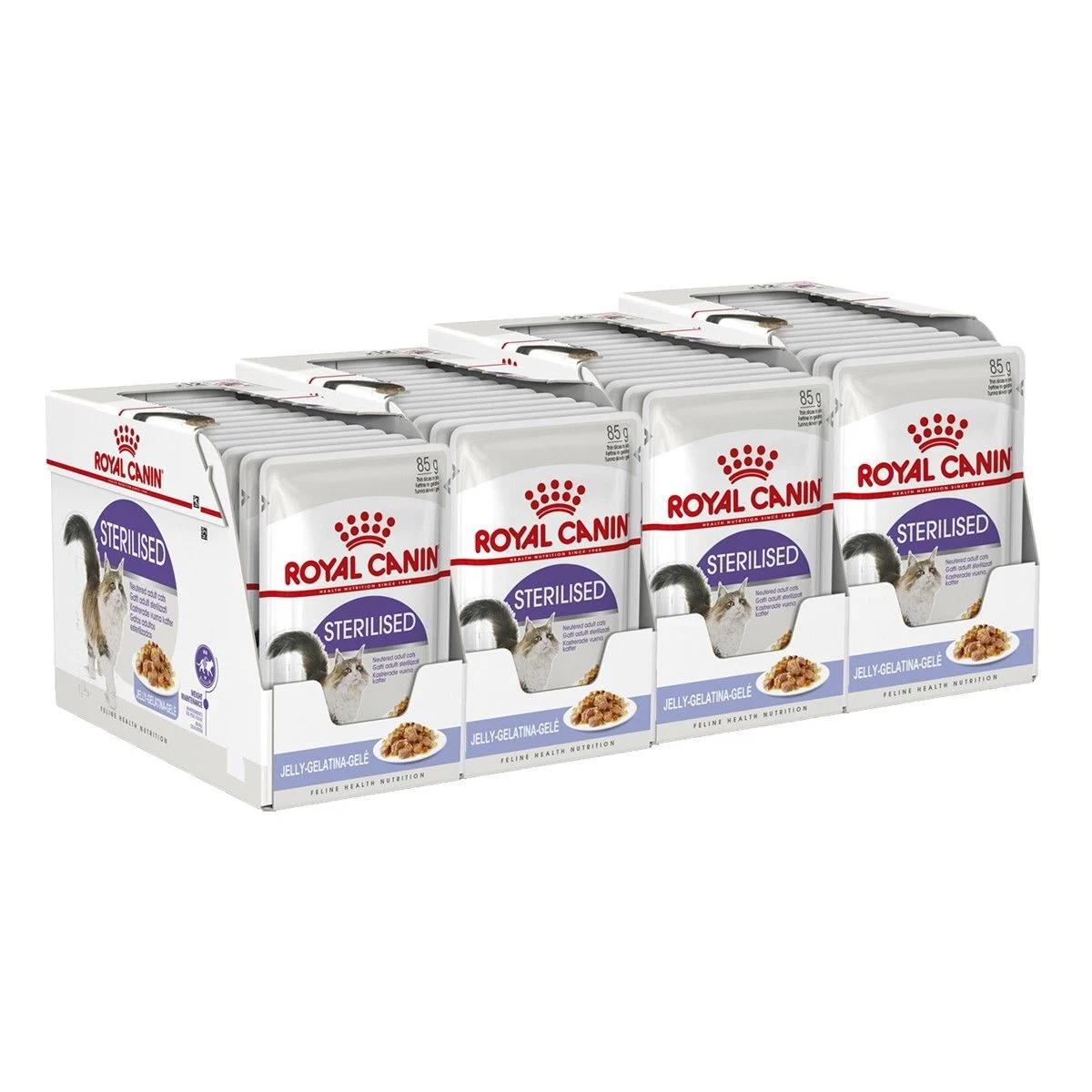 Royal Canin Sterilised Jelly 85g, 48-pack