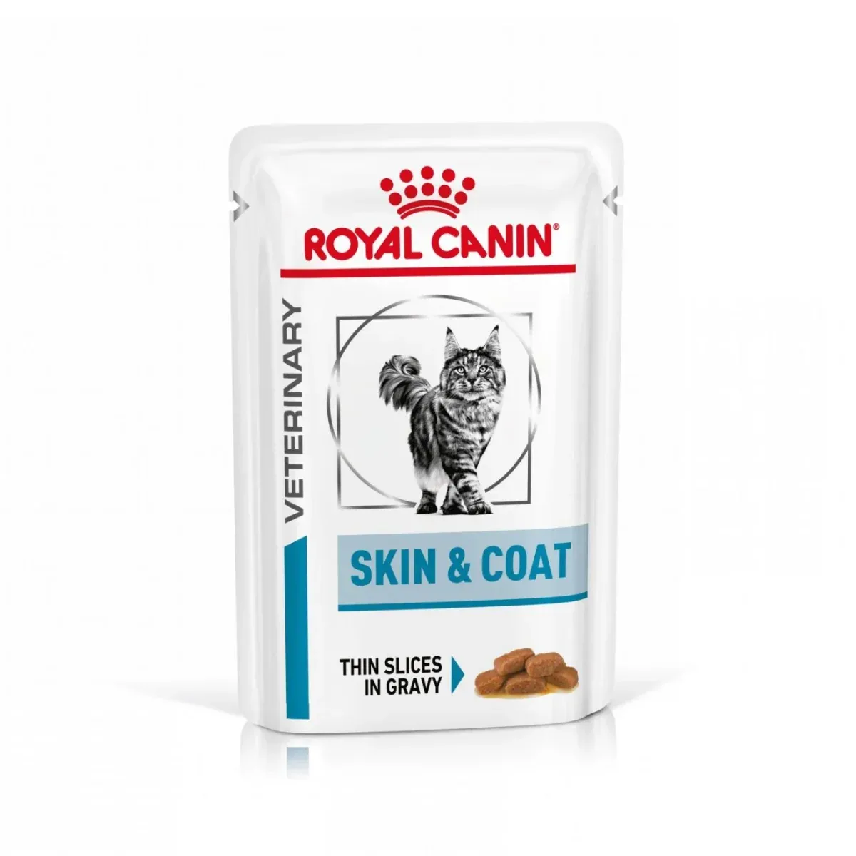 Royal Canin Veterinary Diets Derma Skin & Coat Cat Pouch 12x85g