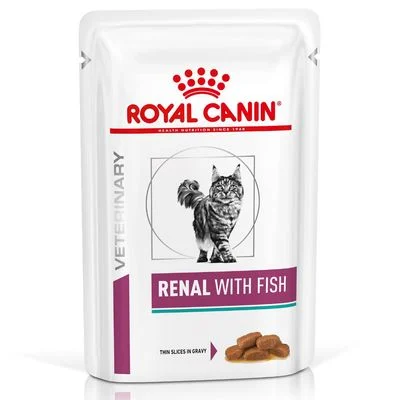 Royal Canin Veterinary -säästöpakkaus 48 x 100 g / 85 g Renal Fish (48 x 85 g)