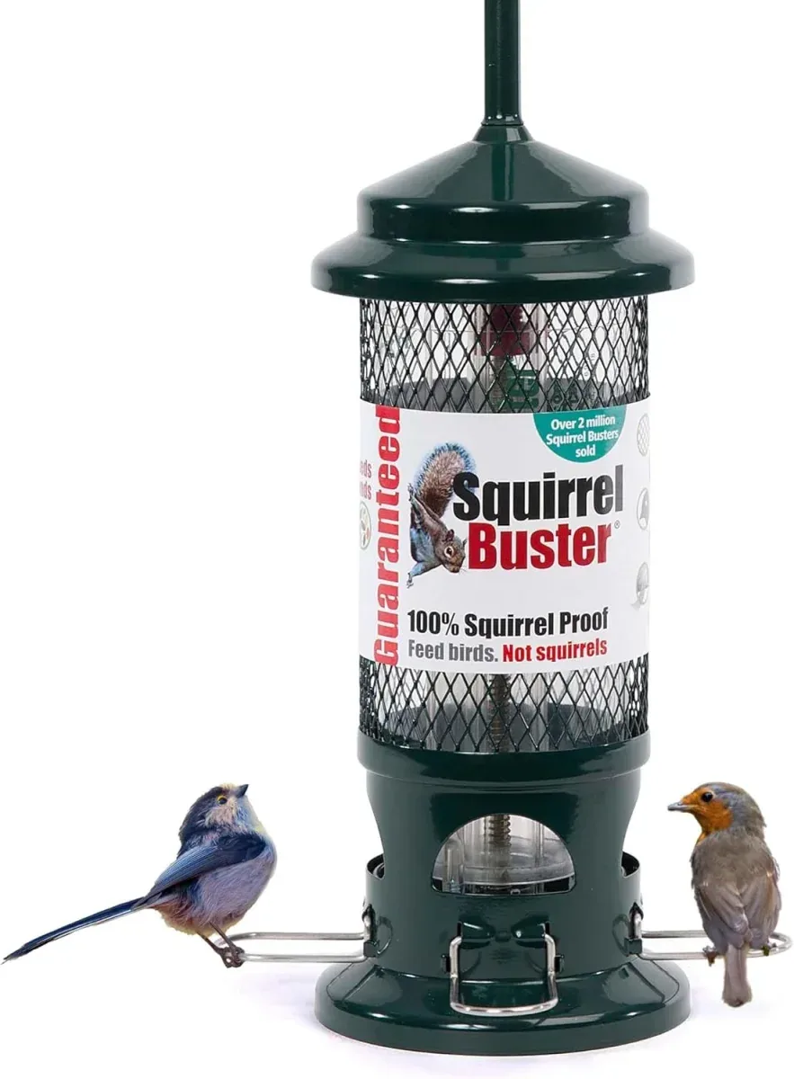 Ruokinta Squirrel Buster standard, oravat estävä ja kestävä lintujen ruokintalaite