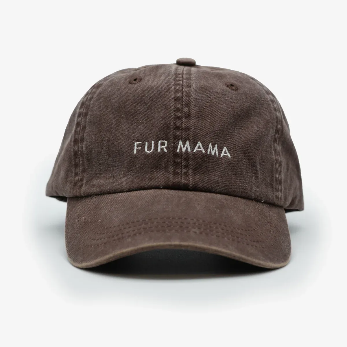 Ruskea farkkulakki – Fur Mama