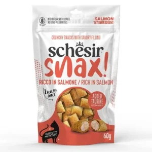 Säästöpakkaus Schesir Snax! Pillows 3 x 60 g lohi