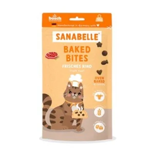 Sanabelle Baked Bites 55 g Tuoretta naudanlihaa