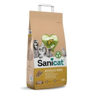Sanicat Recycled Wood -kissanhiekka 20 l