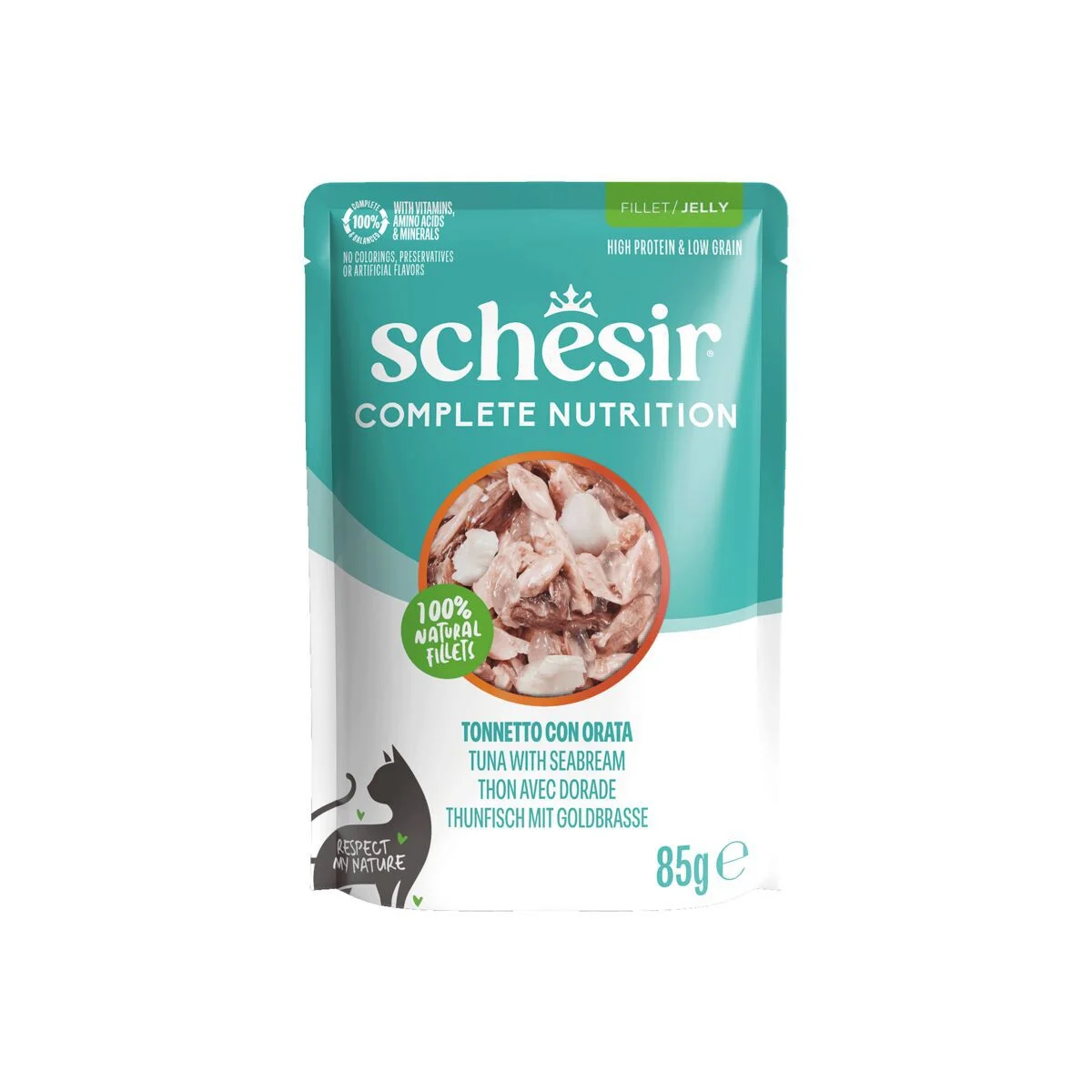 Schesir C&B Tuna sea bream in Jelly Pouch 85 g