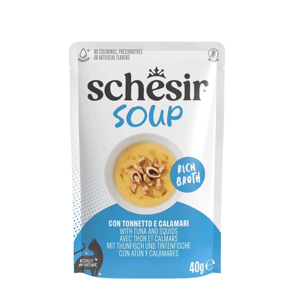 Schesir Keitto Tonnikala & Kalmari 40 g