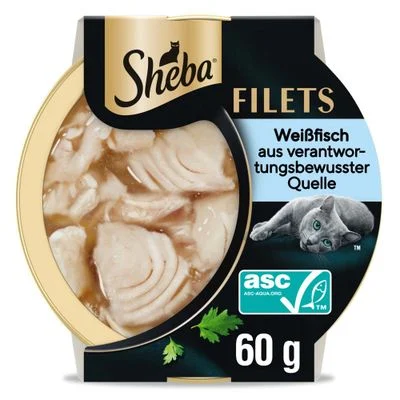 Sheba Feine Filets 16 x 60 g vaalea kala