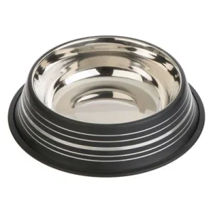 Silver Line -teräsruokakuppi, mattamusta 0,20 l, Ø 15,0 cm