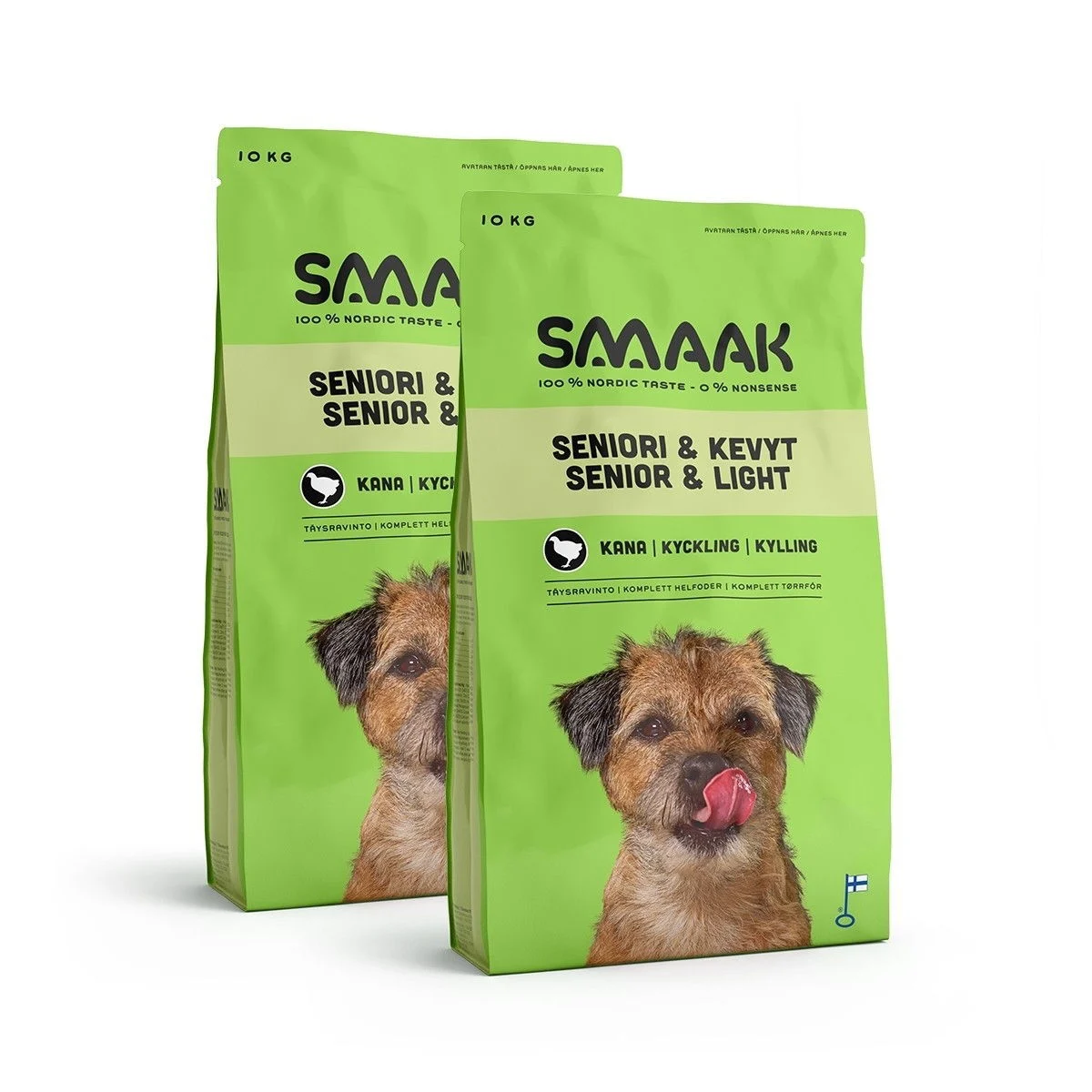 SMAAK kana seniori/kevyt 2 x 10 kg