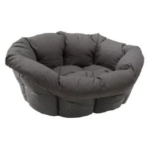 Sofà-päällyste Anthracite Ferplast Siesta Deluxe -koirankoriin 4: P 64 x L 48 x K 25 cm