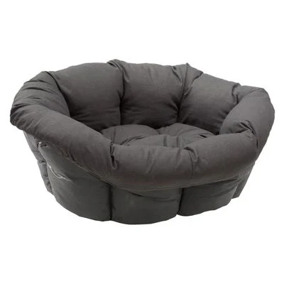 Sofà-päällyste Anthracite Ferplast Siesta Deluxe -koirankoriin 4: P 64 x L 48 x K 25 cm