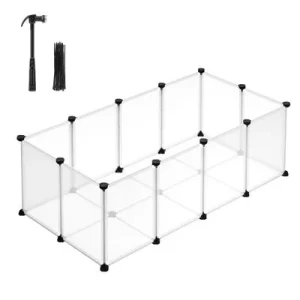 Songmics kaappi muovista, valkoinen L 125 x B 63 x H 42 cm
