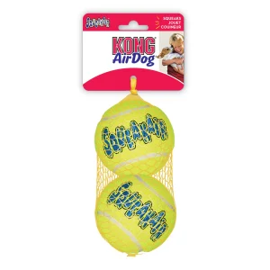 SqueakAir koiran pallo 2kpl Keltainen L