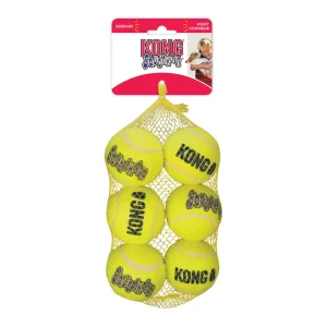 SqueakAir koiran pallot 6kpl Keltainen M