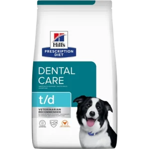 t/d Dental Care el盲inl盲盲k盲riruoka koiralle 10kg