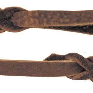 Talutushihna pehme盲 nahka Ruskea 180cm