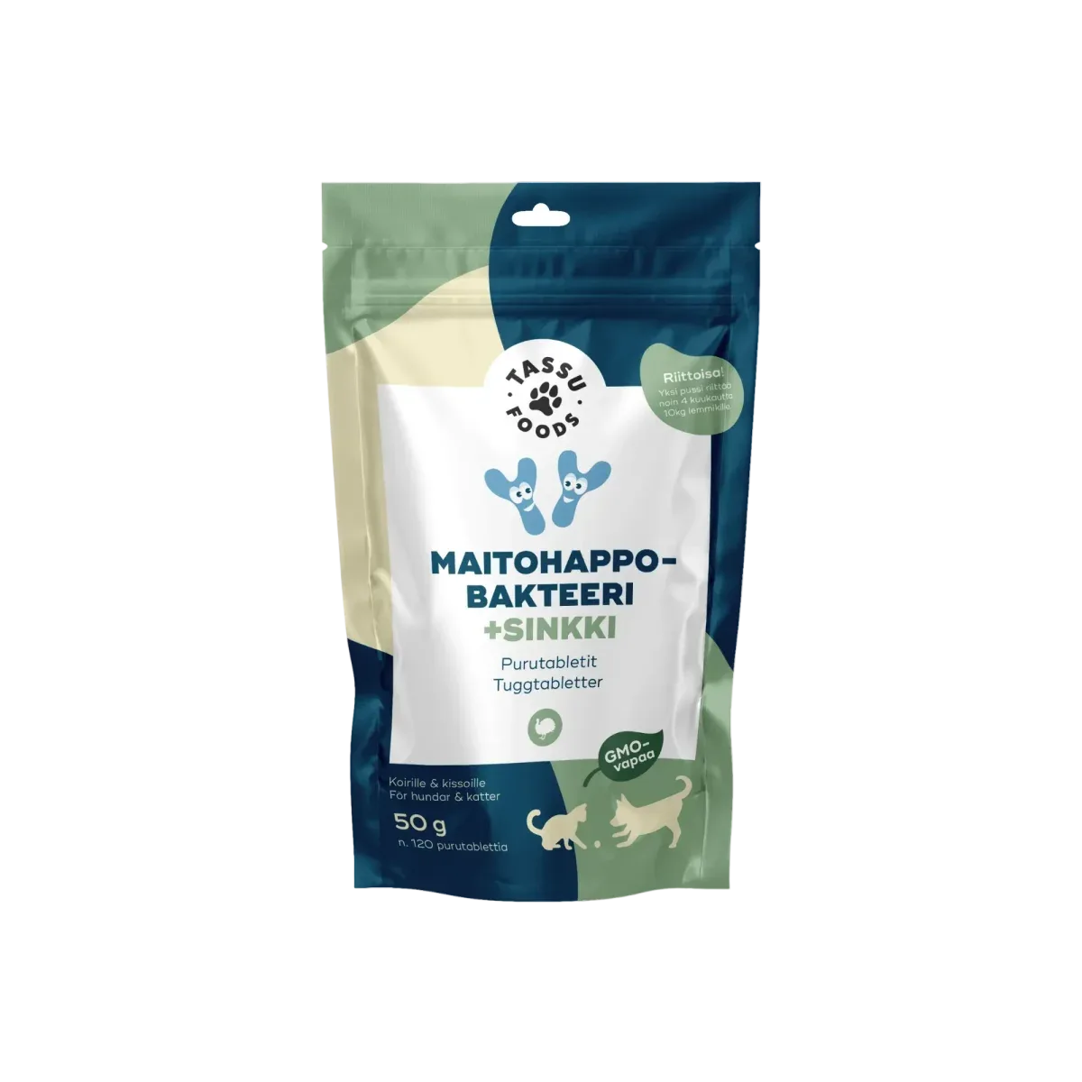 Tassu Foods Maitohappobakteeri + Sinkki 50 g
