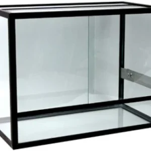 Terraario Alumiinikehys Musta 65*34*50cm NOUDETTAVA