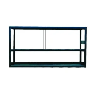 Terraario Alumiinikehys Musta 95*40*50cm NOUDETTAVA