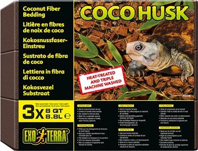 Terraarion pohjamateriaali Exoterra Coco Husk 3×7 litraa - Image 2