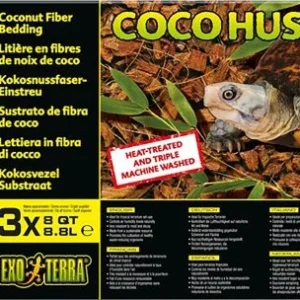 Terraarion pohjamateriaali Exoterra Coco Husk 3×7 litraa