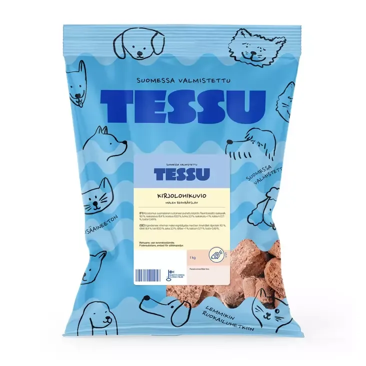Tessu Kirjolohikuvio 1kg