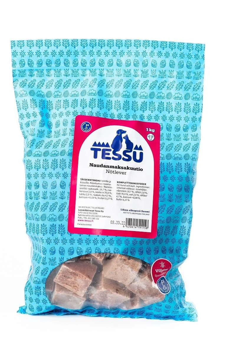 Tessu Naudanmaksakuutio 1kg