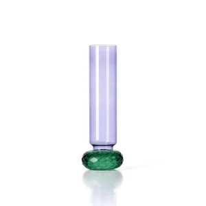 The Violet Quartz Vase – violetti-vihreä lasimaljakko