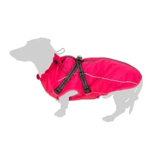 TIAKI koiran takki valjailla Arkon, pinkki noin 30 cm selänpituus