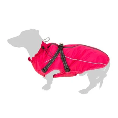 TIAKI koiran takki valjailla Arkon, pinkki noin 30 cm selänpituus