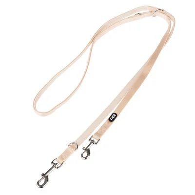 TIAKI Mesh -koiran talutushihna, beige pituus 200 cm, leveys 15 mm