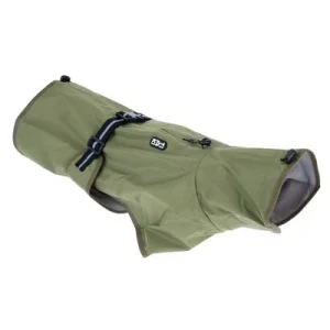 TIAKI Olive -koiran sadetakki selän pituus n. 40 cm