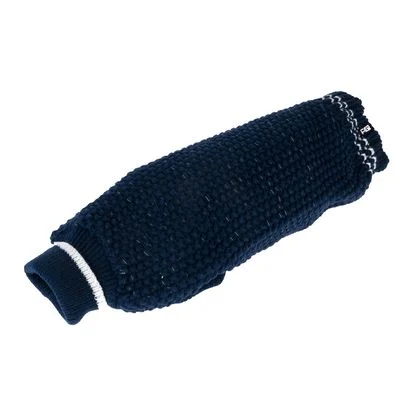 TIAKI Reflective Knit -koiranpusero, tummansininen selän pituus n. 35 cm