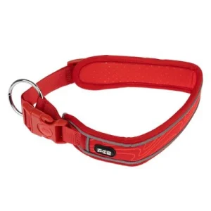 TIAKI Soft & Safe -kaulapanta, punainen XS-koko: 25–35 cm kaulanympärys, L 40 mm