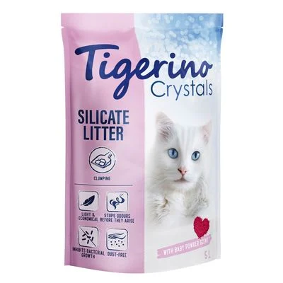 Tigerino Crystals Fresh - paakkuuntuva kissanhiekka 5 l