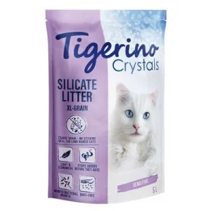 Tigerino Crystals XXL -kissanhiekka säästöpakkaus: 6 x 5 l