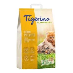 Tigerino Plant-Based Maissi kissanhiekka - Männyn tuoksu 7 l (4,4 kg)