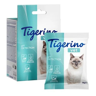 Tigerino VET pH Detection -lisäaine kissanhiekalle 4 x 10 g